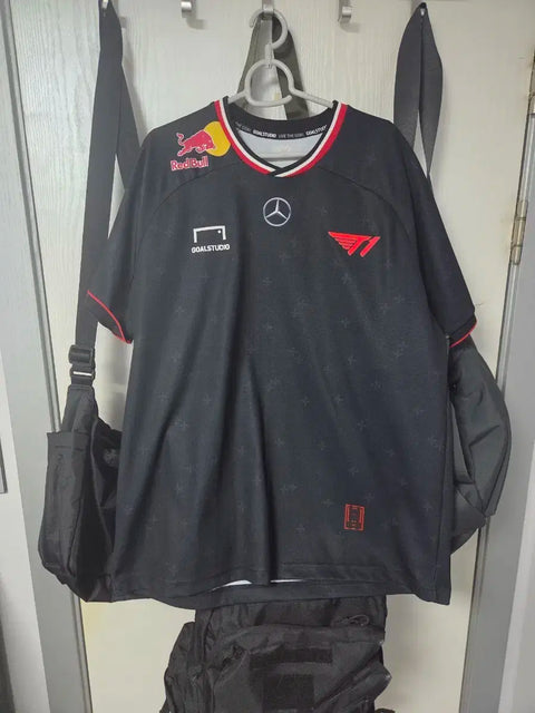 T1 Valorant 2024 Black Short Sleeve T-Shirt STAX Marking