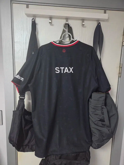 T1 Valorant 2024 Black Short Sleeve T-Shirt STAX Marking