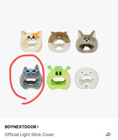 Boynextdoor light stick cover TaeSan, unsealed.