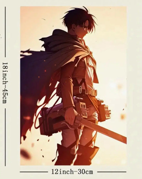 Attack on Titan Levi Acrylic Poster