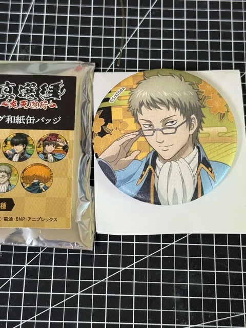 Gintama Kyoto Collaboration Shinsengumi Hot Weather Patrol Ito Kamotaro Badge