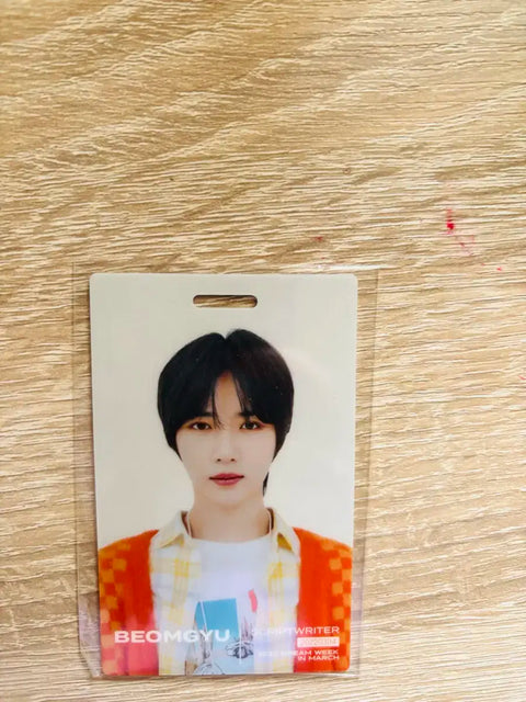 Tomorrow X Together Beomgyu Employee ID Photocard