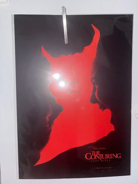The Conjuring: The Devil Made Me Do It poster, including shipping