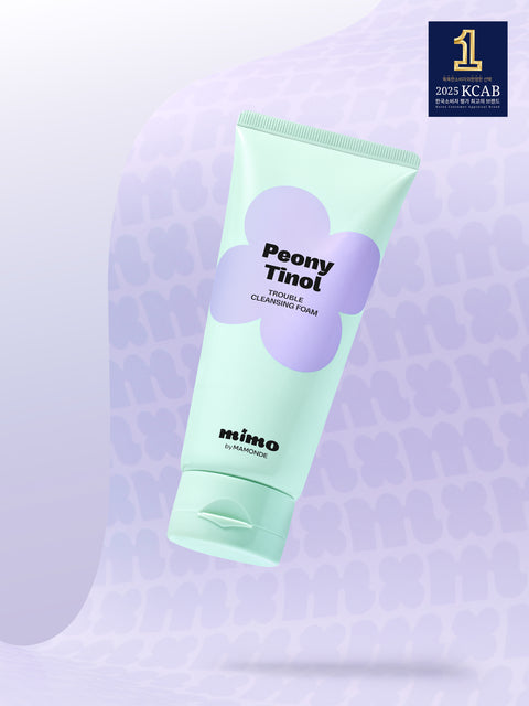 [✈️KOREA] Daiso - [Mildly Alkaline Foam] Mimo by Mamonde Peony-Tinol Trouble Cleansing Foam 120 ml (Amorepacific)