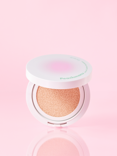 [✈️KOREA] Daiso - Panel Peach Nude Serum Cushion Foundation No. 21