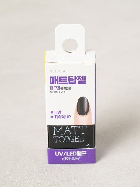 [✈️KOREA] Daiso - Gel Nail Polish 9 ml No-Wipe Matte Top