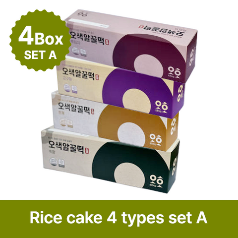 [Free Shipping][K-FOOD] Korean Rice Cake Set A (4 types)