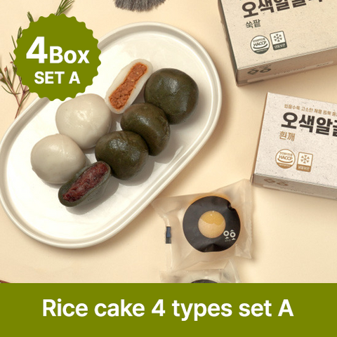 [Free Shipping][K-FOOD] Korean Rice Cake Set A (4 types)