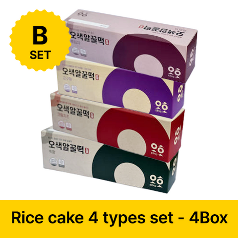 [Free Shipping][K-FOOD] Korean Rice Cake Set B (4 types)