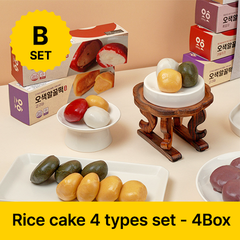 [Free Shipping][K-FOOD] Korean Rice Cake Set B (4 types)