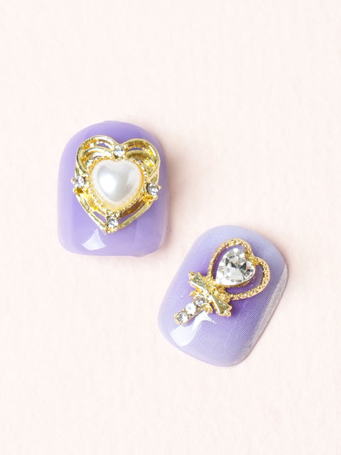 [✈️KOREA] Daiso - Big Nail Parts 2pcs Heart