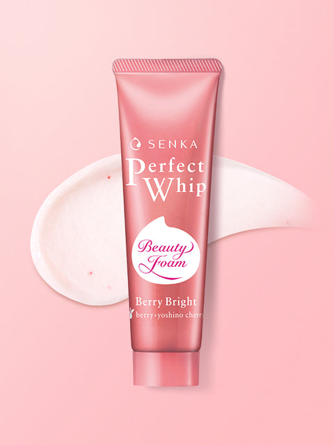 [✈️KOREA] Daiso - Senka Perfect Whip Cleansing Foam 50 g Berry Bright