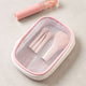 [✈️KOREA] Daiso - Mesh Pouch & Makeup Brush 4-Piece Set