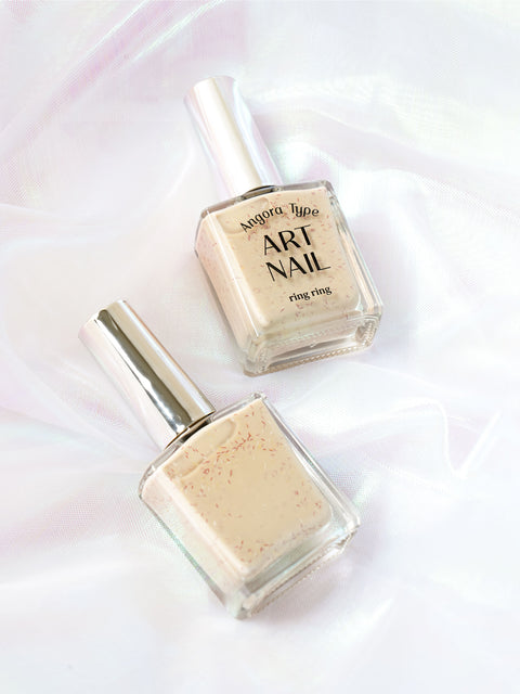 [✈️KOREA] Daiso - Ring Ring Art Nail 13 ml Angora Beige