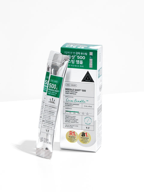 [✈️KOREA] Daiso - VT Reedle Shot 500 Facial Boosting First Ampoule 2ml*8pcs