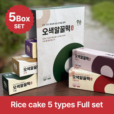 [Free Shipping][K-FOOD] Korean Rice Cake Set (5 types)