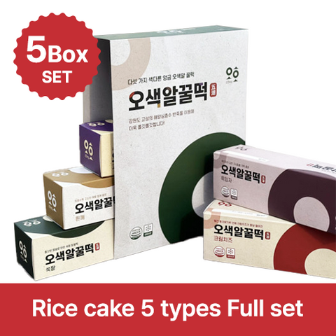 [Free Shipping][K-FOOD] Korean Rice Cake Set (5 types)