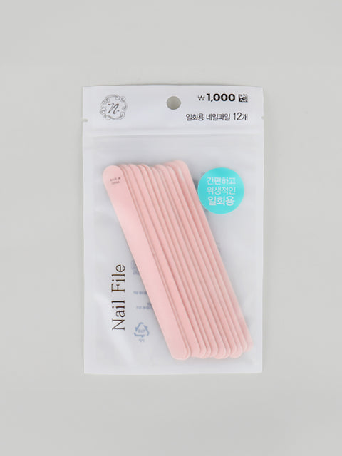 [✈️KOREA] Daiso - Disposable Nail File 12P