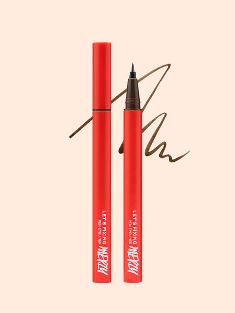 [✈️KOREA] Daiso - Merge Lets Fixing Pen Eyeliner Brownie