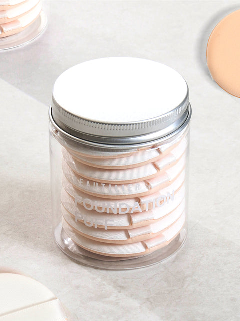 [✈️KOREA] Daiso - PU Air Puff Case Set