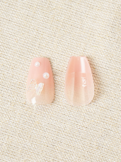 [✈️KOREA] Daiso - Too Cool For School Real Wear Nail Tip Coffin Butter Berry