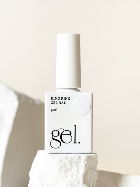 [✈️KOREA] Daiso - Ring Ring One-Step Gel Nail 9 ml Snow White