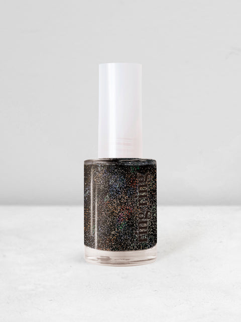 [✈️KOREA] Daiso - Ring Ring Glitter Nail 10ml Space Black