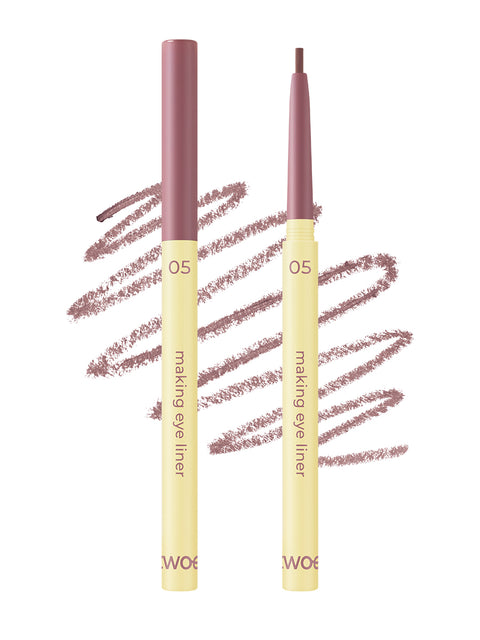 [✈️KOREA] Daiso - [Sunwoo's Pick] 2eedit by Luna Making Slit Eyeliner (05 Cool Mauve)