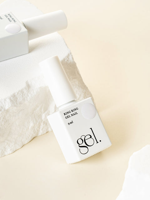 [✈️KOREA] Daiso - Ring Ring One-Step Gel Nail 9 ml Snow White