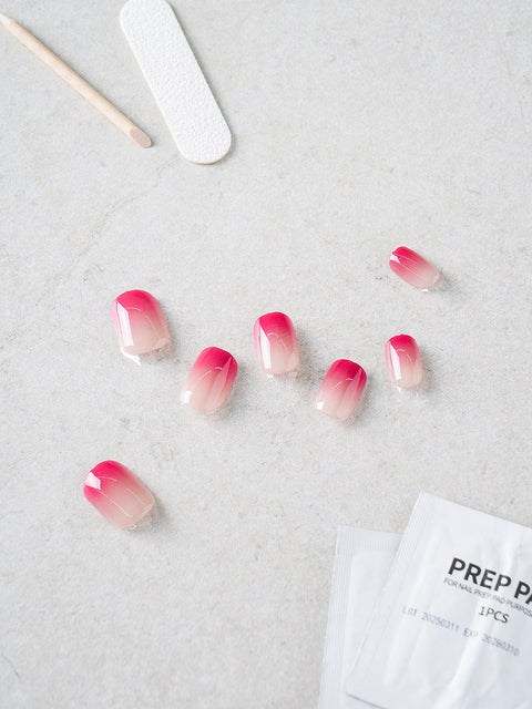[✈️KOREA] Daiso - Gradient Nail Tips 16pcs #1