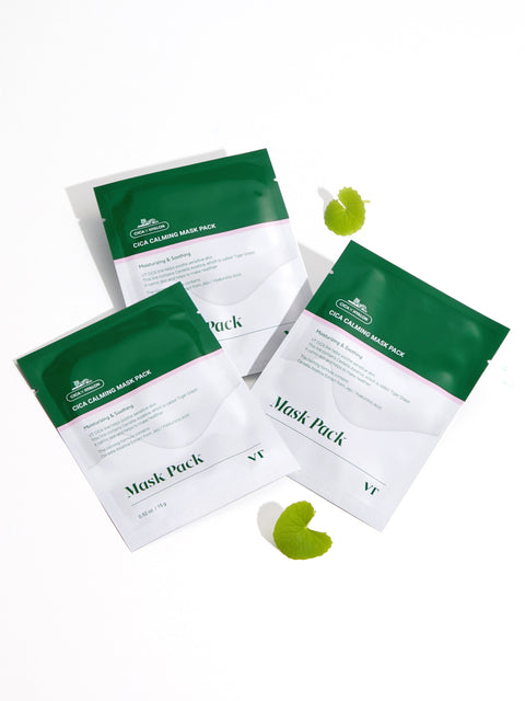 [✈️KOREA] Daiso - VT Cica Calming Mask Pack 4 Sheets
