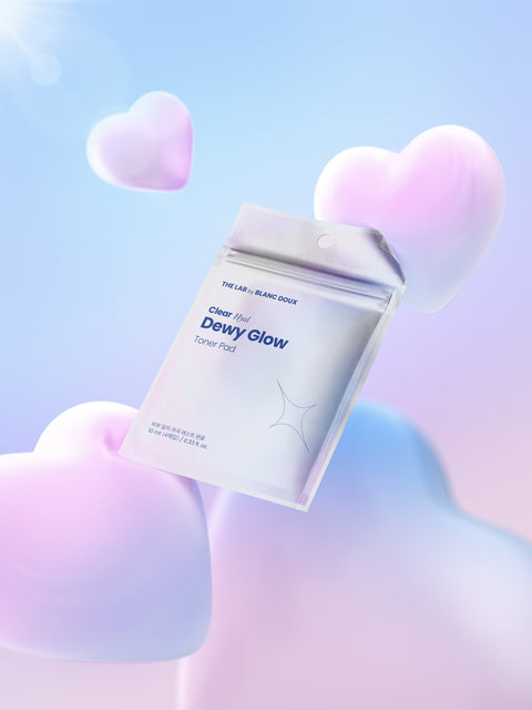 [✈️KOREA] Daiso - The Lab by Blanc Doux Clear Hyal Glow Water Toner Pad 4 Sheets