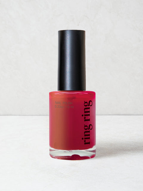 [✈️KOREA] Daiso - Ring Ring Solid Nail 10 ml Red Light