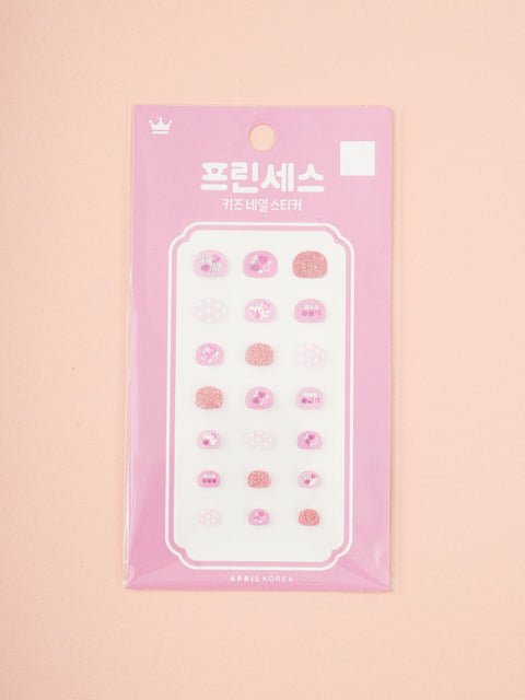 [✈️KOREA] Daiso - Princess Kids Nail Stickers