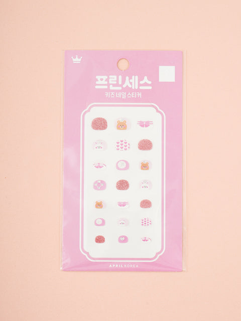 [✈️KOREA] Daiso - Princess Kids Nail Stickers