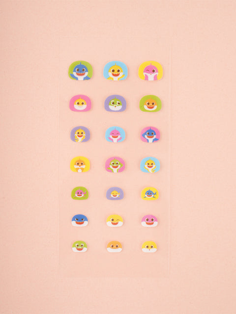 [✈️KOREA] Daiso - Pinkfong Baby Shark Kids Nail Stickers