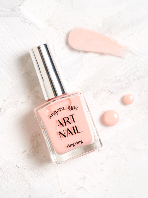 [✈️KOREA] Daiso - Ring Ring Art Nail 13 ml Angora Peach