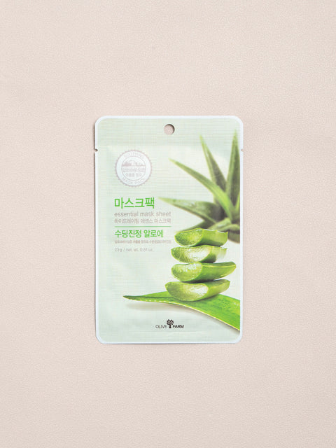 [✈️KOREA] Daiso - Olive Farm Essential Mask Pack Aloe