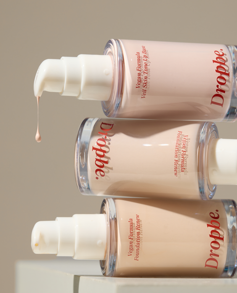 [✈️KOREA] Daiso - [02 Natural Beige] Drop B Colors Cover Fix Foundation Renew 35 g