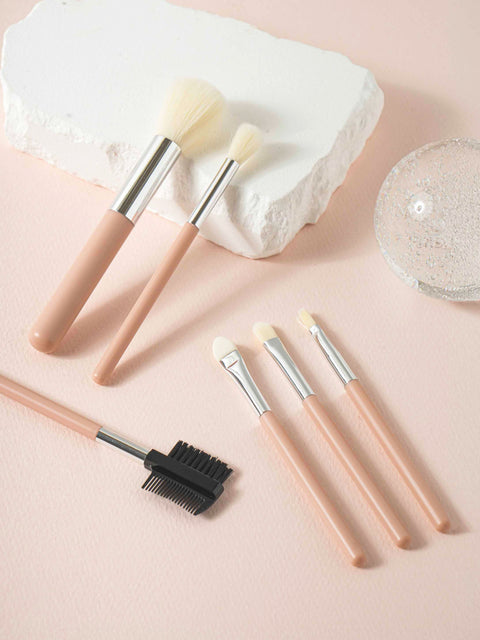 [✈️KOREA] Daiso - 6 Piece Makeup Brush Set