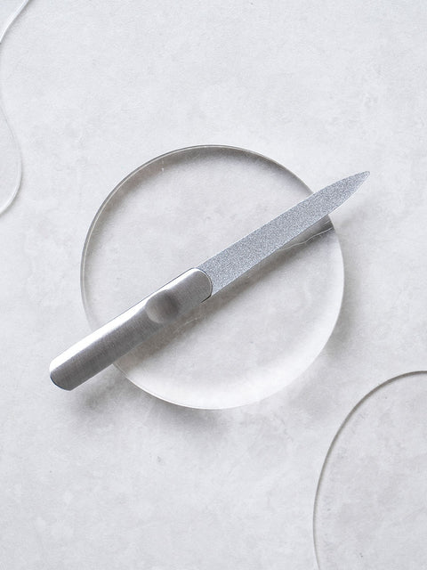 [✈️KOREA] Daiso - Stainless Steel Nail Care File