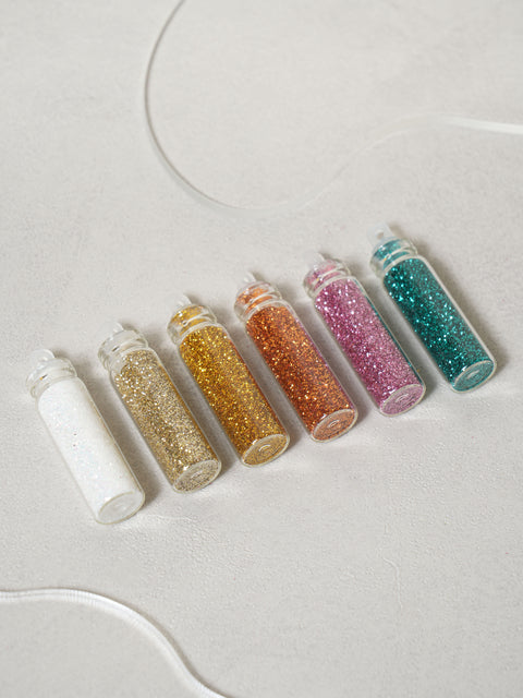 [✈️KOREA] Daiso - Small Bottle Glitter Nail Decoration 6pcs (Thin Type)