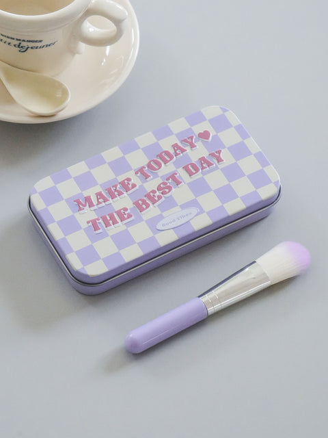 [✈️KOREA] Daiso - Mini Brush Set 7pcs in Tin Case