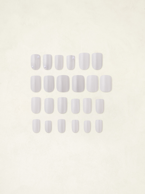 [✈️KOREA] Daiso - [Pure Shine] 25Y Too Cool For School Real Wear Nail Tip 24pcs