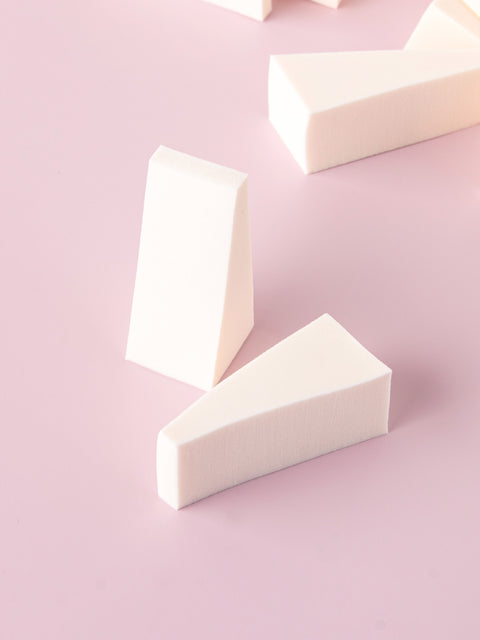 [✈️KOREA] Daiso - PU Triangle Puff Set (60P)