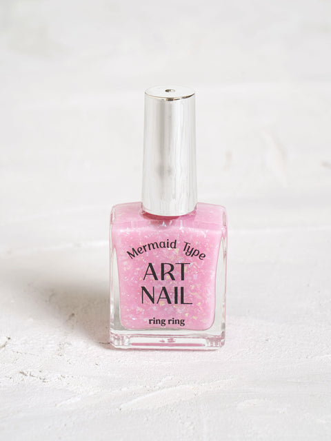 [✈️KOREA] Daiso - Ring Ring Art Nail 13 ml Mermaid Pink