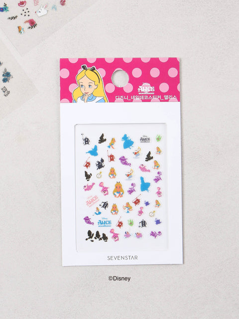 [✈️KOREA] Daiso - Disney Alice Nail Deco Stickers