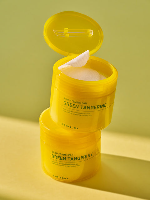 [✈️KOREA] Daiso - Somesome Green Tangerine Whitening Toning Pad (50 sheets/130g)