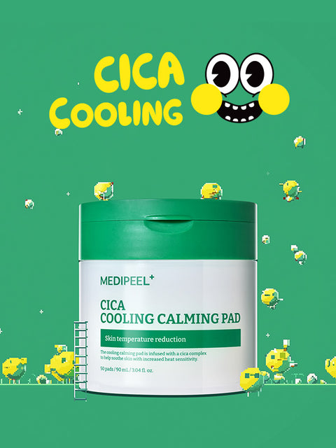 [✈️KOREA] Daiso - Mediheal Cica Cooling Soothing Pad 2.0 50 Sheets