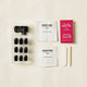 [✈️KOREA] Daiso - Solid Nail Tips 16pcs Deep Black